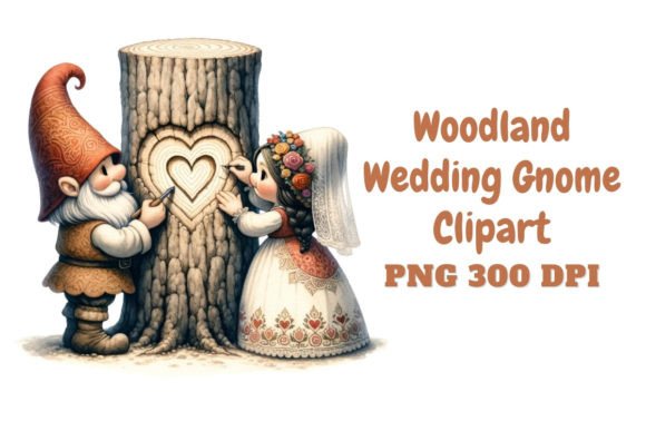 Enchanted Forest Nuptials: The Woodland Wedding Gnome Clipart Guide