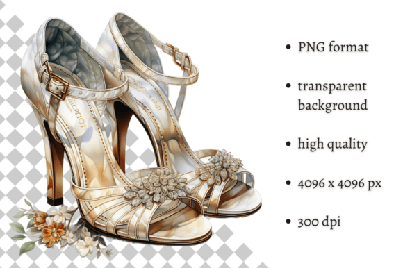 Styling Your Wedding Stationery with Elegant Heels Clipart
