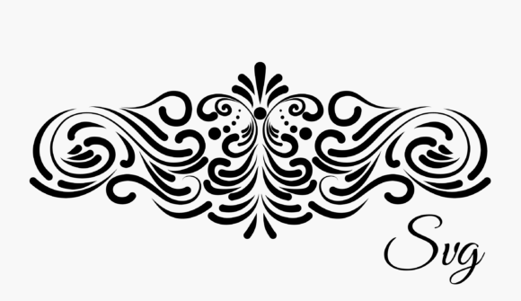 Wedding Border SVG: A Filigree Accent for Timeless Elegance